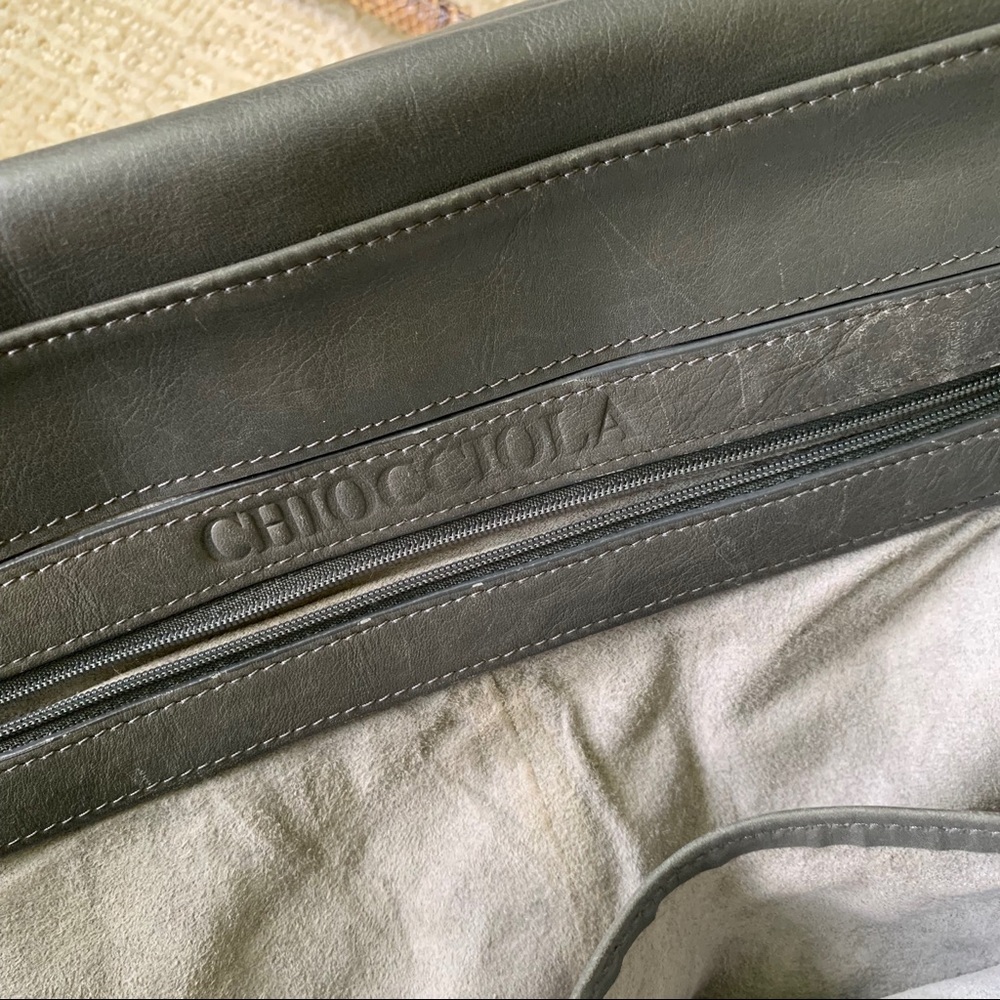 Natural Metallic Python Tote Handbag - image 3